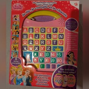 FRENCH Toy Disney Princess: My First Smart Pad Electronic Activity Pad 8 Books